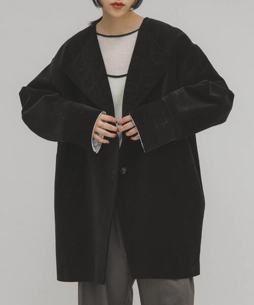 ベロアBIGジャケット（その他アウター）｜KBF（ケイビーエフ）の