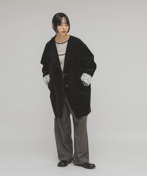 ベロアBIGジャケット（その他アウター）｜KBF（ケイビーエフ）の