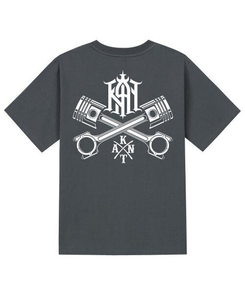 KAN6312(カン6312)の「KTG0147 ロータリー半袖Tシャツ - グレー(Tシャツ/カットソー・メンズ・その他・SMALL/MEDIUM/LARGE/X-LARGE)」の1枚目の写真