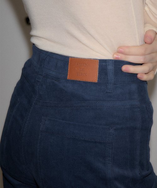 SALON DE YOHN(サロンドヨーン)の「Corduroy Wide Pants_ Deep Blue(その他パンツ・レディース・その他・LARGE)」の3枚目の写真