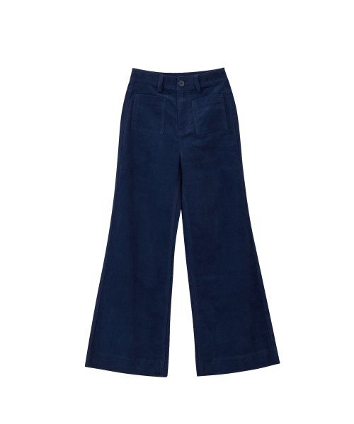 SALON DE YOHN(サロンドヨーン)の「Corduroy Wide Pants_ Deep Blue(その他パンツ・レディース・その他・LARGE)」の4枚目の写真