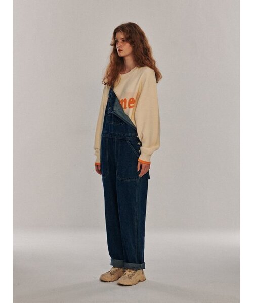 SOME PLACE（サムプレイス）の「SOME グラフィックオーバーサイズプルオーバーニットTシャツ[クリーム]（ニット/セーター・レディース・アイボリー・FREE）」の3枚目の写真