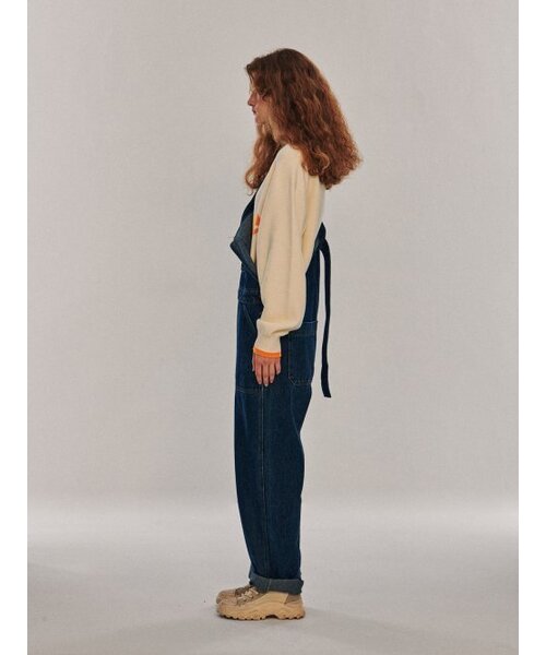 SOME PLACE（サムプレイス）の「SOME グラフィックオーバーサイズプルオーバーニットTシャツ[クリーム]（ニット/セーター・レディース・アイボリー・FREE）」の4枚目の写真