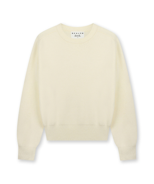 Oversize crew-neck knit — вязаный свитер оверсайз