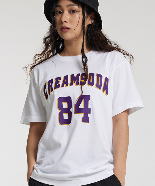 CREAM SODA LAB(クリームソーダラボ)の「LAシーアールエスディエル ショートスリーブ ホワイトパープル(Tシャツ/カットソー・メンズ・その他・LARGE/MEDIUM/X-LARGE/XX-LARGE)」の4枚目の写真