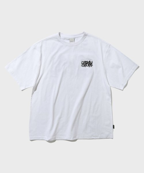 URBANSTOFF(アーバンストッフ)の「グラフィティロゴTシャツ(ホワイト)(Tシャツ/カットソー・レディース・その他・LARGE/MEDIUM/SMALL)」の2枚目の写真