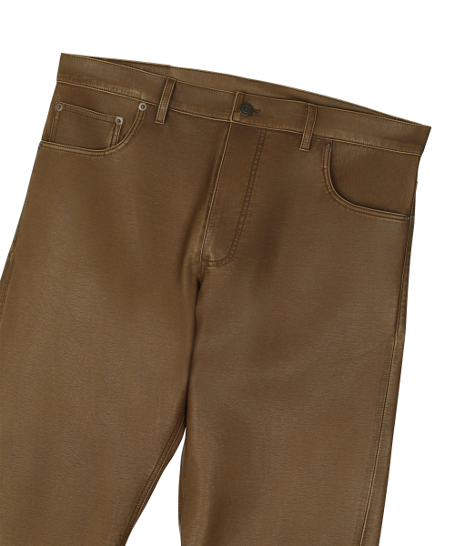 SUNDAY FRUIT MARKET（サンデーフルーツマーケット）の「SUNDAY VINTAGE LEATHER PANT BROWN（その他パンツ・レディース・その他・MEDIUM/LARGE）」の3枚目の写真
