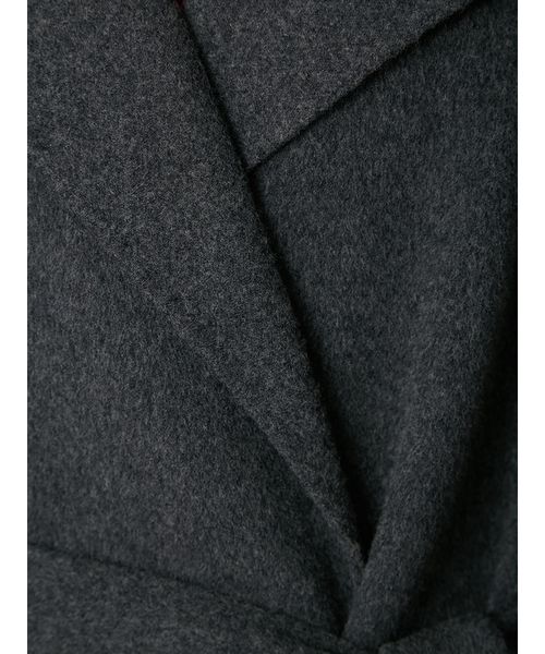 FRAY I.D(フレイアイディー)の「タイロッケンリバーロングコート(トレンチコート・レディース・イエロー/オフホワイト/チャコールグレー・0/1)」の15枚目の写真