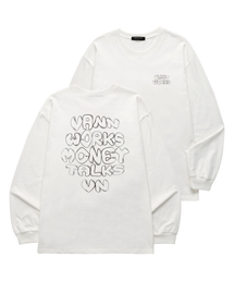 MONEY TALKS ロングスリーブ (VLS0122) ホワイト
