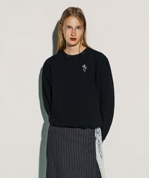 CURRENT（カレント）の「SYMBOL LINE SWEATSHIRT [BLACK]（スウェット）」