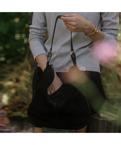 TILL I DIE（ティルアイダイ）の「Suede shoulder bag TIFA02AH08_2color（ショルダーバッグ・レディース・サンドベージュ/ブラック・FREE）」の2枚目の写真