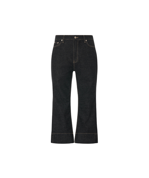 A.R.U(エイアールユー)の「CAPRI PANTS(デニムパンツ・レディース・ブラック・SMALL/MEDIUM/LARGE)」の1枚目の写真