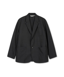 RISE&BELOW（ライズアンドビロー）の「ウーリスティック エブリデイウールブレザー ダークグレー（テーラードジャケット）」