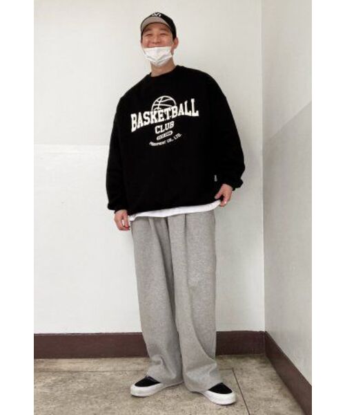 MODERMENT（モダーメント）の「ワンタックワイドスウェットパンツ [メランジグレー]（スウェットパンツ・メンズ・その他・X-LARGE）」の6枚目の写真