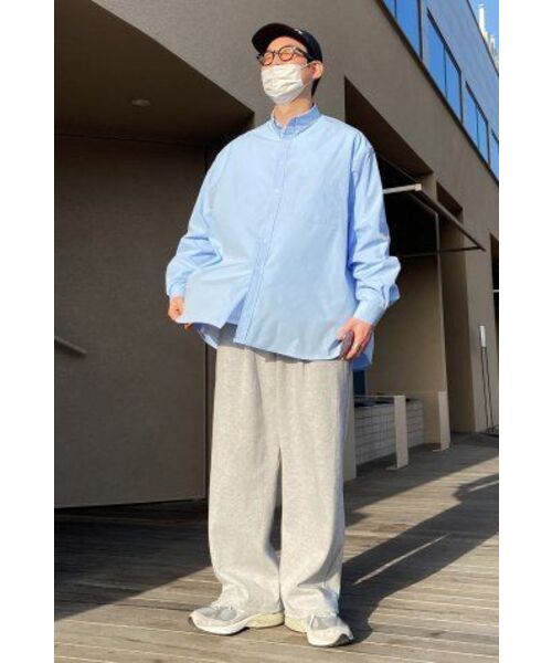 MODERMENT（モダーメント）の「ワンタックワイドスウェットパンツ [メランジグレー]（スウェットパンツ・メンズ・その他・X-LARGE）」の7枚目の写真