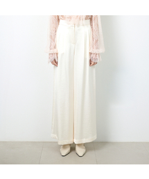 Belle Cream Wide-leg Pants