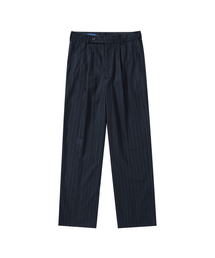 EDWARDMAX（エドワードマックス）の「[Edward Max] Wool RAF Trousers (Navy Stripe)（スラックス）」