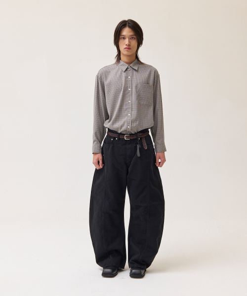 AKECII(アケシ)の「アービンチェックシャツ_ライトグレー(シャツ/ブラウス・メンズ・その他・MEDIUM/LARGE)」の4枚目の写真