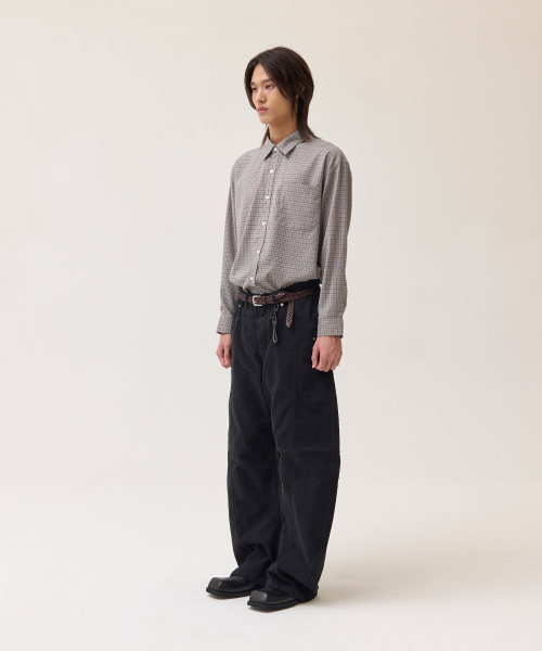 AKECII(アケシ)の「アービンチェックシャツ_ライトグレー(シャツ/ブラウス・メンズ・その他・MEDIUM/LARGE)」の5枚目の写真