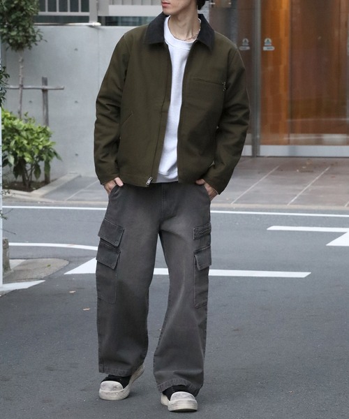 HOUSTON（ヒューストン）の「【HOUSTON/ヒューストン】DUCK ZIP WORK JACKET /ダックジップワークジャケット（その他アウター・メンズ・ブラック/ブラウン/オリーブ・38/40）」の12枚目の写真