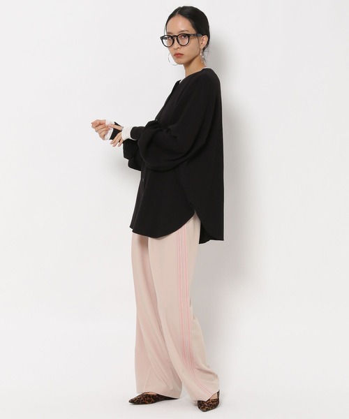 HEREIAM(ヘレイアム)の「【HEREIAM】サイドラインスラックス(スラックス・レディース・ベビーピンク/ブラック・MEDIUM/SMALL)」の11枚目の写真
