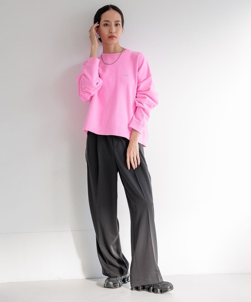 HEREIAM(ヘレイアム)の「【HEREIAM】サイドラインスラックス(スラックス・レディース・ベビーピンク/ブラック・MEDIUM/SMALL)」の3枚目の写真