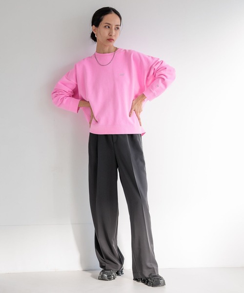 HEREIAM(ヘレイアム)の「【HEREIAM】サイドラインスラックス(スラックス・レディース・ベビーピンク/ブラック・MEDIUM/SMALL)」の4枚目の写真