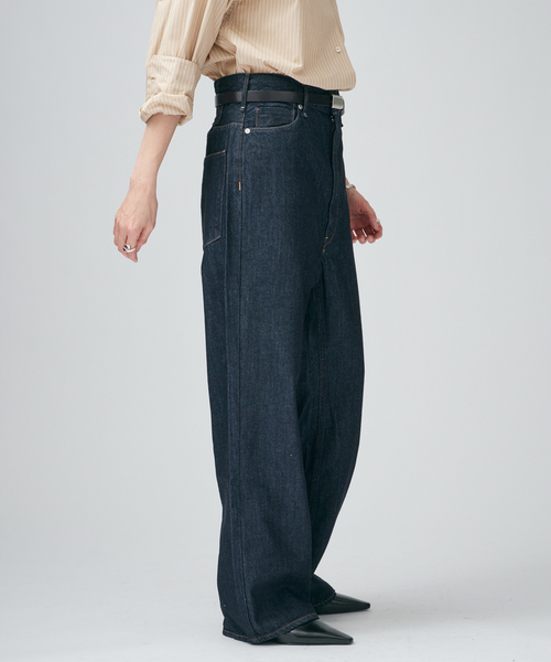 upperhights（アッパーハイツ）の「upper hights アッパーハイツ THE OLIVIA L85321502FBR/FSB（デニムパンツ・レディース・コバルトブルー/ネイビー・23/27/26/25/24）」の3枚目の写真