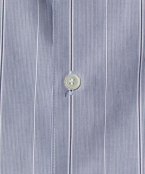 ATTISESSION＞コットン ストライプ スリム シャツ（シャツ/ブラウス