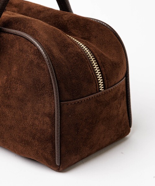 VELETTO（ベレット）の「【VELETTO/ヴェレット】スエードボストンバッグ/バッグ/ブラウン/合成皮革/お出かけ【WEB限定】（ボストンバッグ・レディース・ダークブラウン/キャメル・フリー）」の15枚目の写真