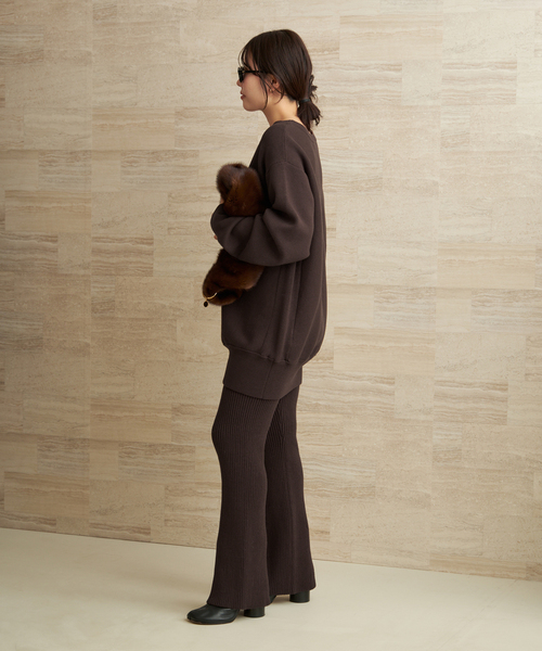 plage（プラージュ）の「les Tendre brown スウェット（スウェット・レディース・ブラウン・FREE）」の6枚目の写真