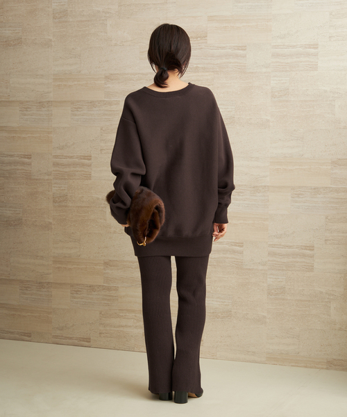 plage（プラージュ）の「les Tendre brown スウェット（スウェット・レディース・ブラウン・FREE）」の7枚目の写真