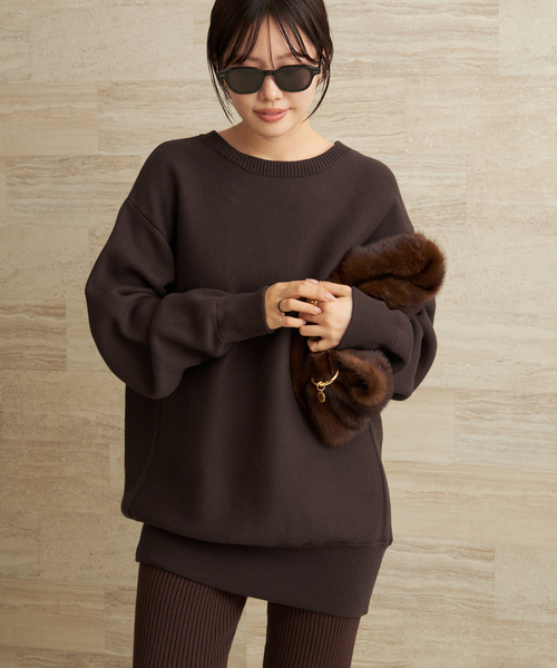 plage（プラージュ）の「les Tendre brown スウェット（スウェット・レディース・ブラウン・FREE）」の8枚目の写真