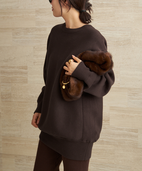 plage（プラージュ）の「les Tendre brown スウェット（スウェット・レディース・ブラウン・FREE）」の9枚目の写真