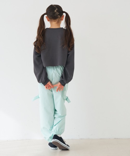 coca(coca)(コカ)の「【WEB限定セール】キッズ ラメプリントトップス&タンクトップ 2点セット(Tシャツ/カットソー・キッズ・ホワイト/チャコール・130/150/140/120)」の7枚目の写真