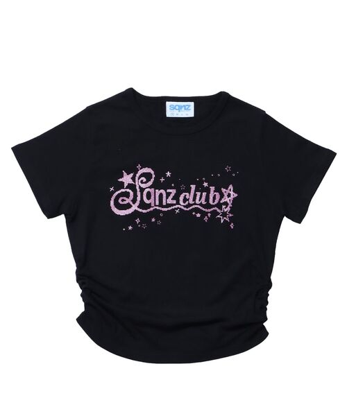 SEQUENZ（シークエンズ）の「※WEB限定 / サイドシャーリング / レディースラメプリントTシャツ /sqnz side shearing glitter tee（Tシャツ/カットソー・レディース・ブラウン/ホワイト/グリーン系その他3/ブラック・MEDIUM/SMALL）」の20枚目の写真