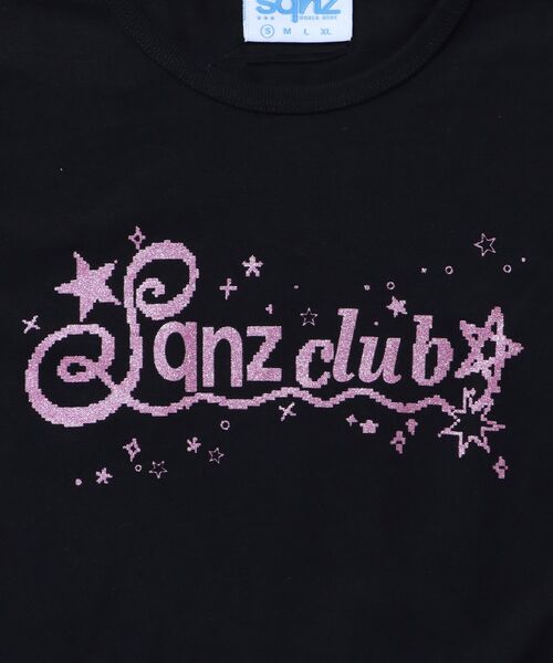 SEQUENZ（シークエンズ）の「※WEB限定 / サイドシャーリング / レディースラメプリントTシャツ /sqnz side shearing glitter tee（Tシャツ/カットソー・レディース・ブラウン/ホワイト/グリーン系その他3/ブラック・MEDIUM/SMALL）」の21枚目の写真