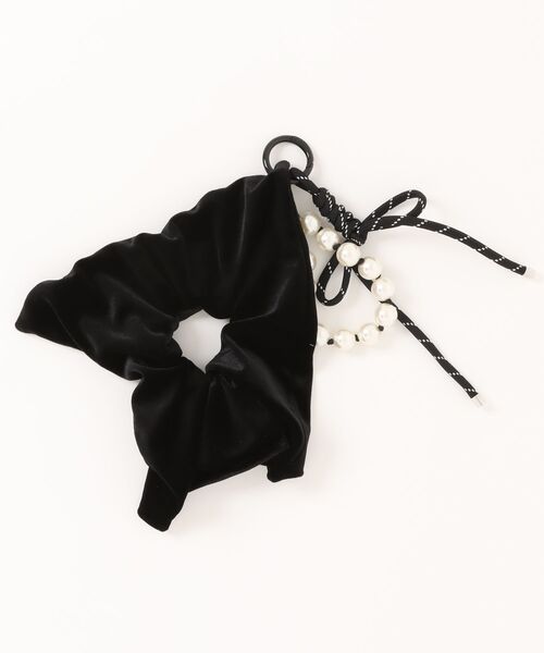 Elura（エルーラ）の「シュシュパールチャーム/643000（シュシュ・レディース・ブラック/グレー・FREE）」の4枚目の写真