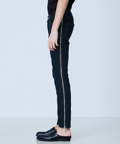 5351 POUR LES HOMMES（ゴーサンゴーイチプールオム）の「【サイドジップ】ウォッシュド スキニー デニム（デニムパンツ・メンズ・インディゴブルー・44/46/48/50）」の6枚目の写真