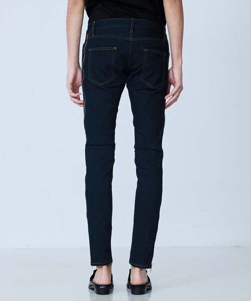 5351 POUR LES HOMMES（ゴーサンゴーイチプールオム）の「【サイドジップ】ウォッシュド スキニー デニム（デニムパンツ・メンズ・インディゴブルー・44/46/48/50）」の7枚目の写真