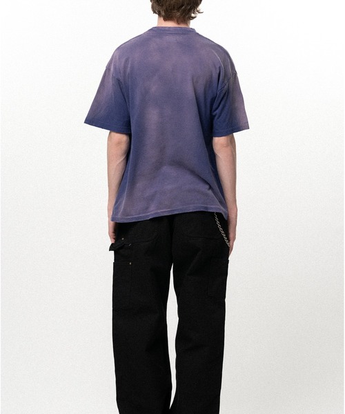 KAMIYA(カミヤ)の「"CRAYON FLAME" Distressed T-shirt(Tシャツ/カットソー・メンズ・レッド/ネイビー/ブラック・M/S)」の12枚目の写真