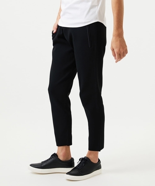 MICHEL KLEIN HOMME (ミッシェルクランオム)の「【セットアップ】ニットジョガーパンツ(その他パンツ・メンズ・ライトグレー/ブラック・MEDIUM/LARGE/X-LARGE)」の1枚目の写真