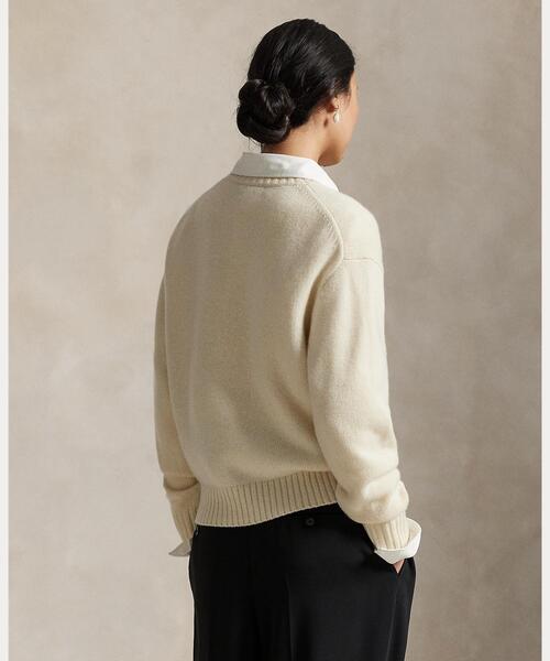 POLO RALPH LAUREN（ポロ ラルフ ローレン）の「ルナー ニュー イヤー Polo ベア ウール セーター（ニット/セーター・レディース・ホワイト・L/M/S/XS/XXS）」の2枚目の写真