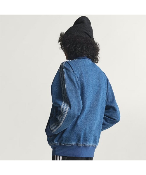 adidas Originals（アディダスオリジナルス）の「adidas ADICOLOR DENIM FIREBIRD TRACK TOP / アディダス アディカラー デニム ファイヤーバード トラックトップ / KD1517（デニムジャケット・メンズ・ブルー・XL/S/M/L/2XL）」の3枚目の写真