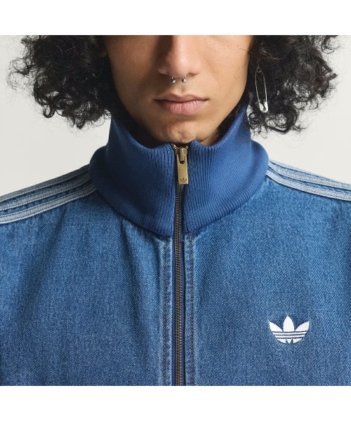adidas Originals（アディダスオリジナルス）の「adidas ADICOLOR DENIM FIREBIRD TRACK TOP / アディダス アディカラー デニム ファイヤーバード トラックトップ / KD1517（デニムジャケット・メンズ・ブルー・XL/S/M/L/2XL）」の5枚目の写真