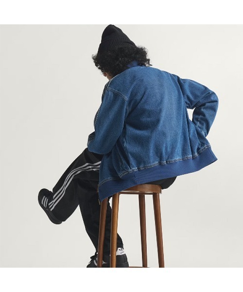 adidas Originals（アディダスオリジナルス）の「adidas ADICOLOR DENIM FIREBIRD TRACK TOP / アディダス アディカラー デニム ファイヤーバード トラックトップ / KD1517（デニムジャケット・メンズ・ブルー・XL/S/M/L/2XL）」の6枚目の写真