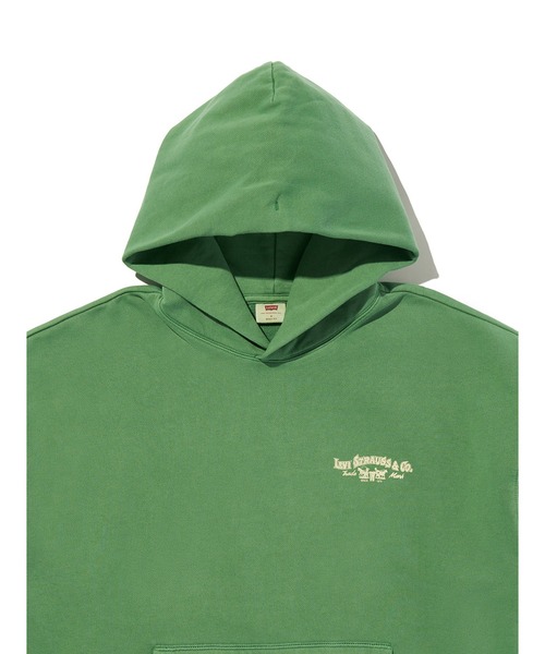 Levi's（リーバイス）の「Levi's/リーバイス TWO HORSE クロップド フーディー（パーカー・メンズ・グリーン・S/M/XL/L）」の3枚目の写真