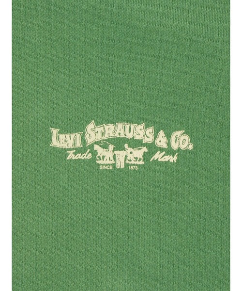 Levi's（リーバイス）の「Levi's/リーバイス TWO HORSE クロップド フーディー（パーカー・メンズ・グリーン・S/M/XL/L）」の6枚目の写真