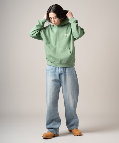 Levi's（リーバイス）の「Levi's/リーバイス TWO HORSE クロップド フーディー（パーカー・メンズ・グリーン・S/M/XL/L）」の12枚目の写真