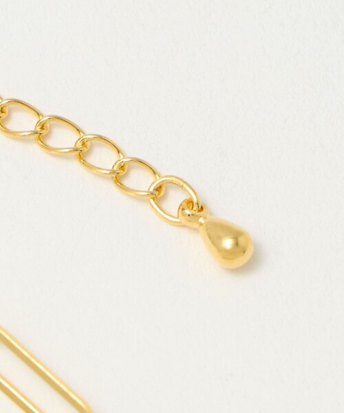 MONKEY TIME（モンキータイム）の「スクエア チェーン ネックレス（ネックレス・メンズ・シルバー/ゴールド・FREE）」の5枚目の写真